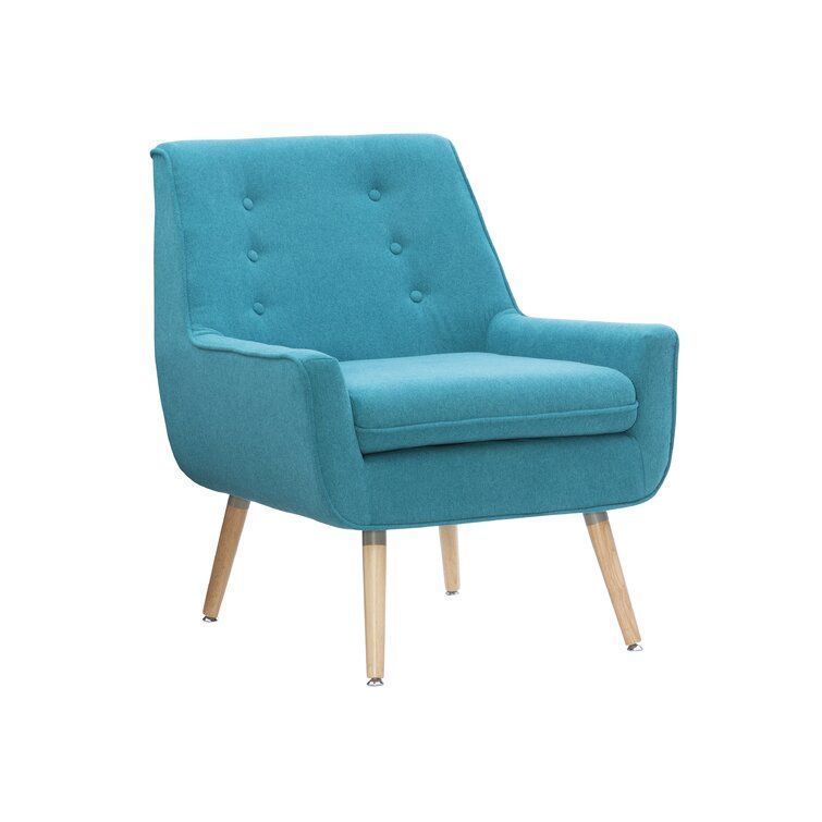 Alessa Wide Tufted Armchair - 2 Colour 3D model_9