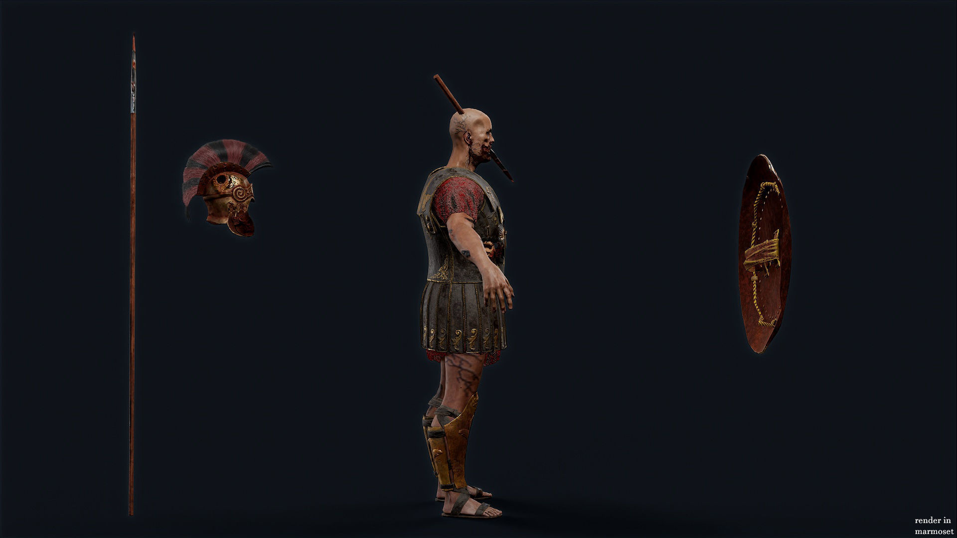 SPARTAN PPU2 Low-poly 3D model_9