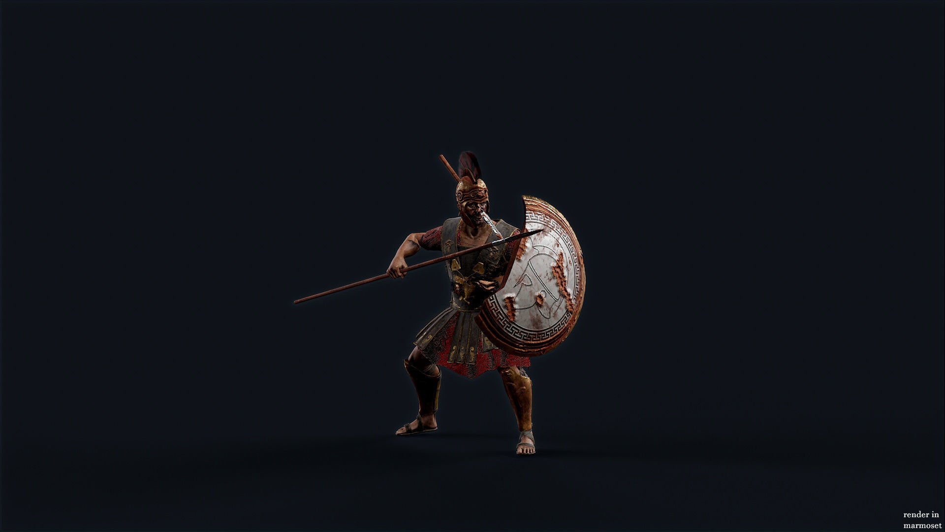 SPARTAN PPU2 Low-poly 3D model_7