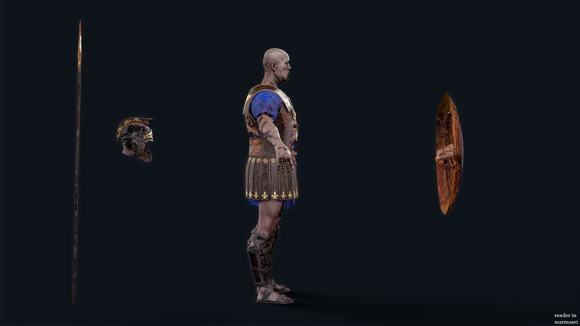 SPARTAN PPU3 Low-poly 3D model_8