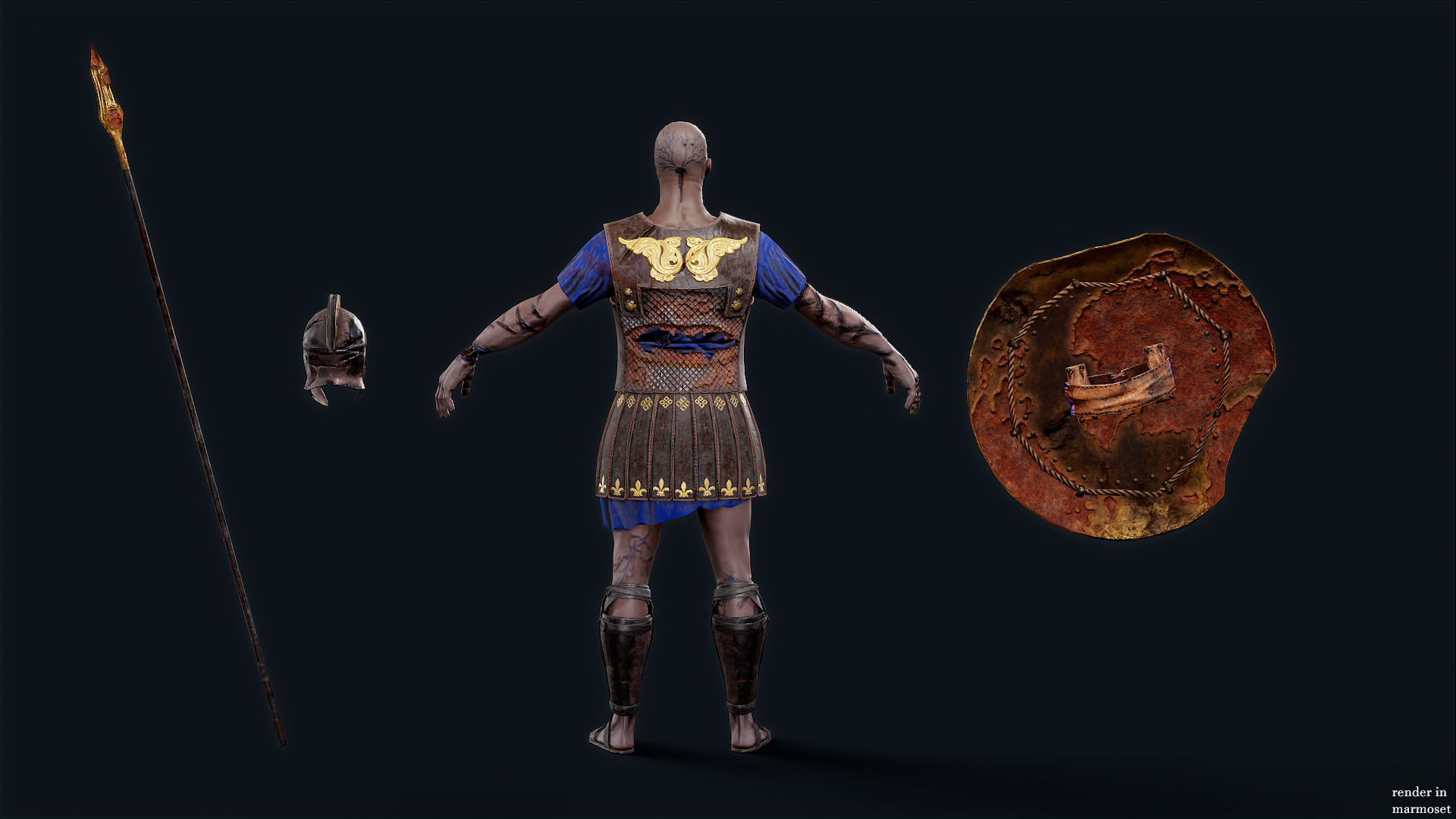 SPARTAN PPU3 Low-poly 3D model_9