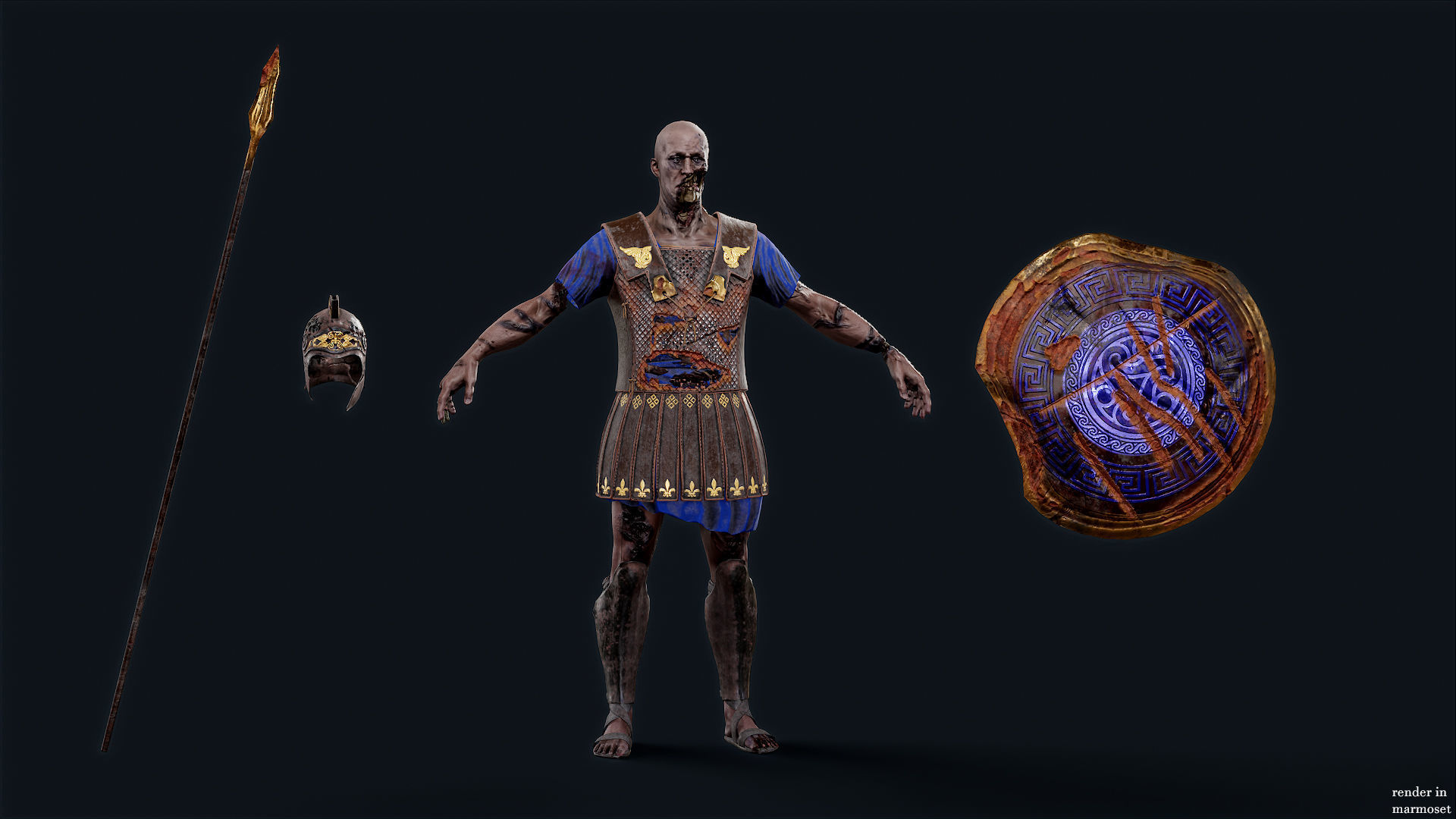 SPARTAN PPU3 Low-poly 3D model_7