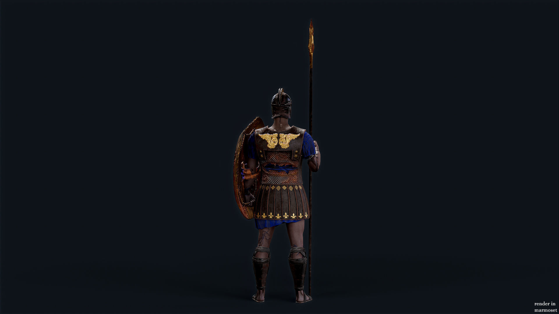 SPARTAN PPU3 Low-poly 3D model_5