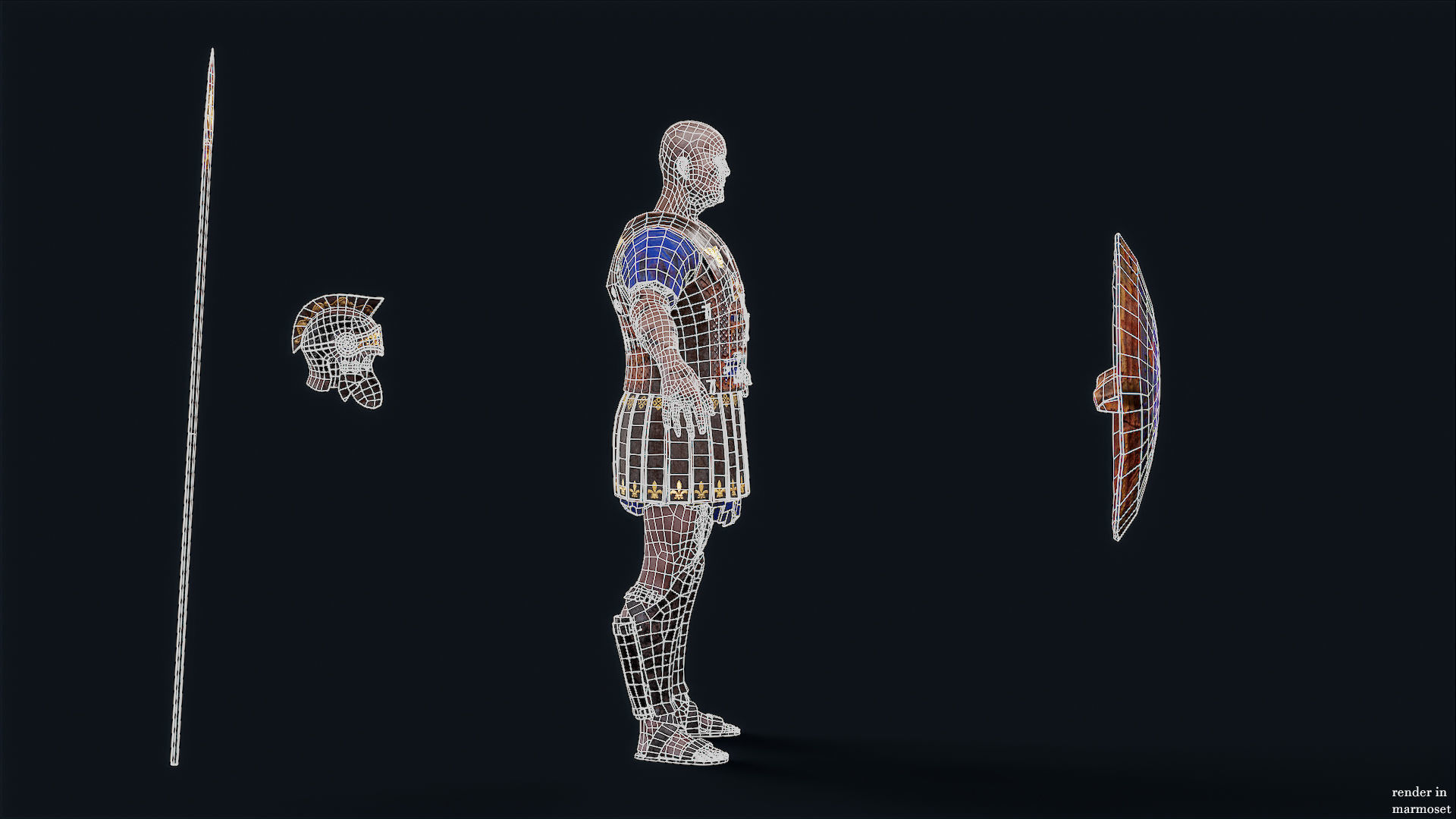 SPARTAN PPU3 Low-poly 3D model_11