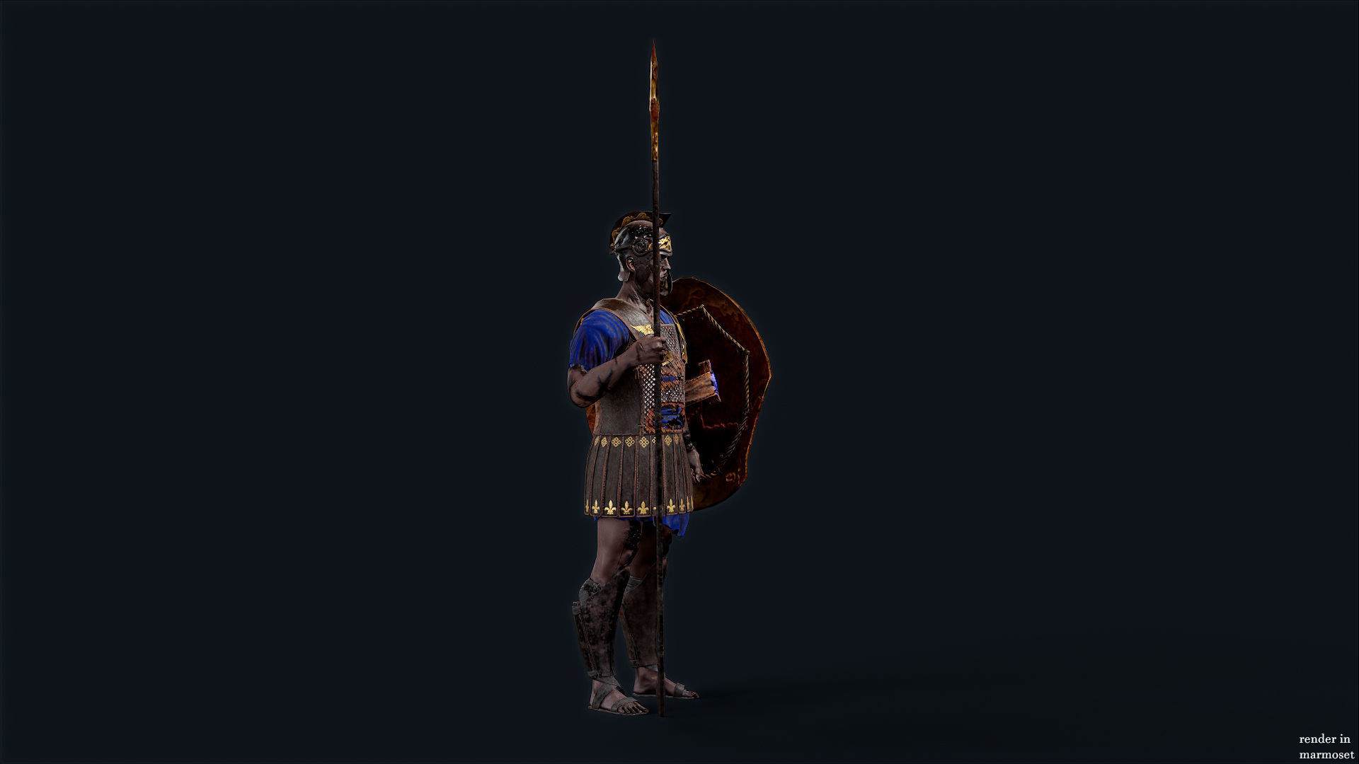 SPARTAN PPU3 Low-poly 3D model_3