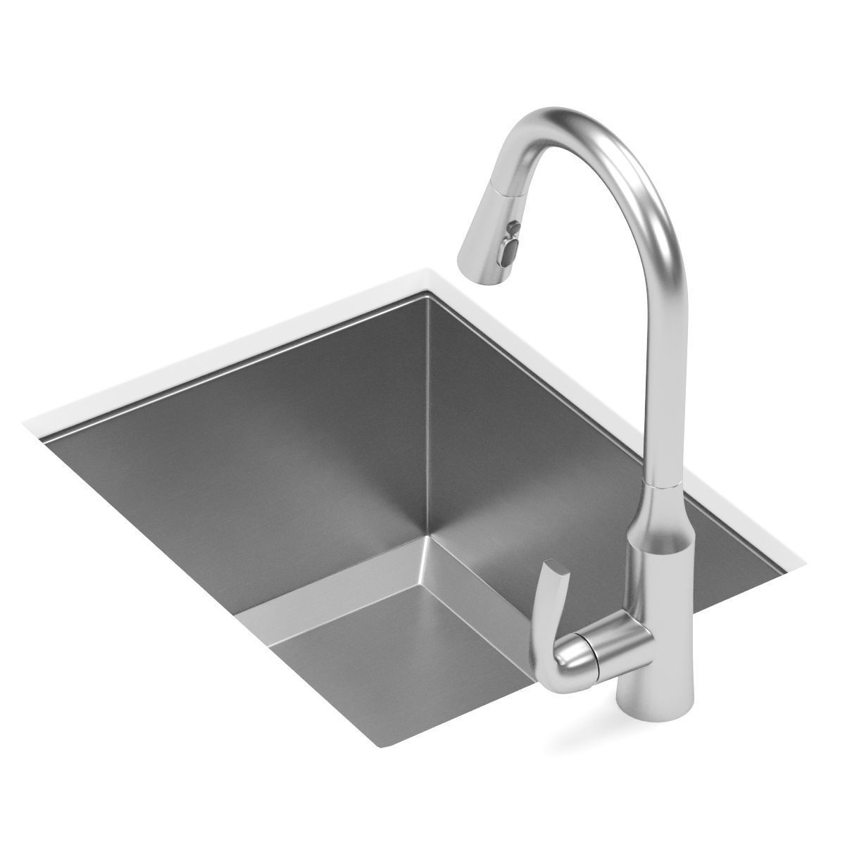 MOEN kitchen sink 3D model_2