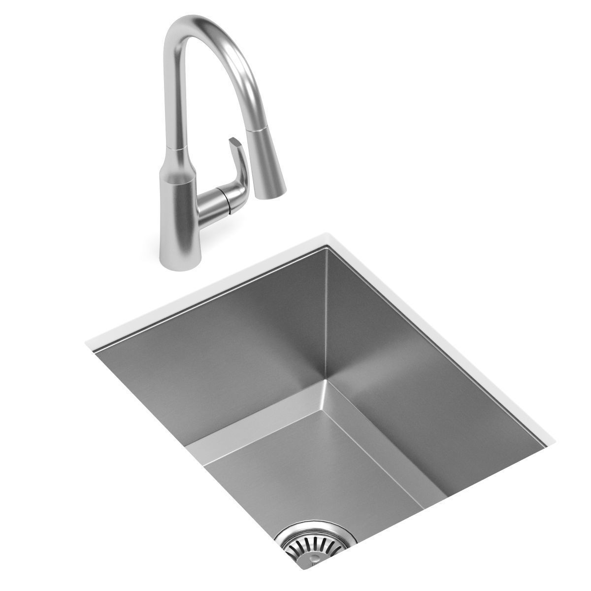 MOEN kitchen sink 3D model_1