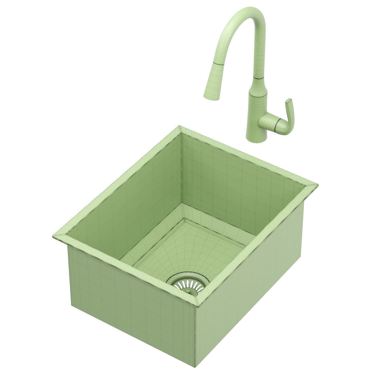 MOEN kitchen sink 3D model_5