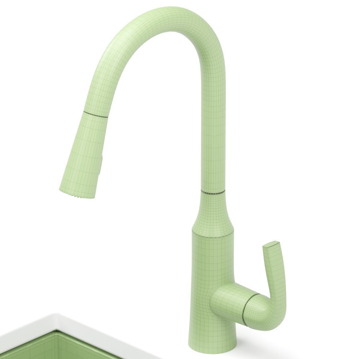 MOEN kitchen sink 3D model_4