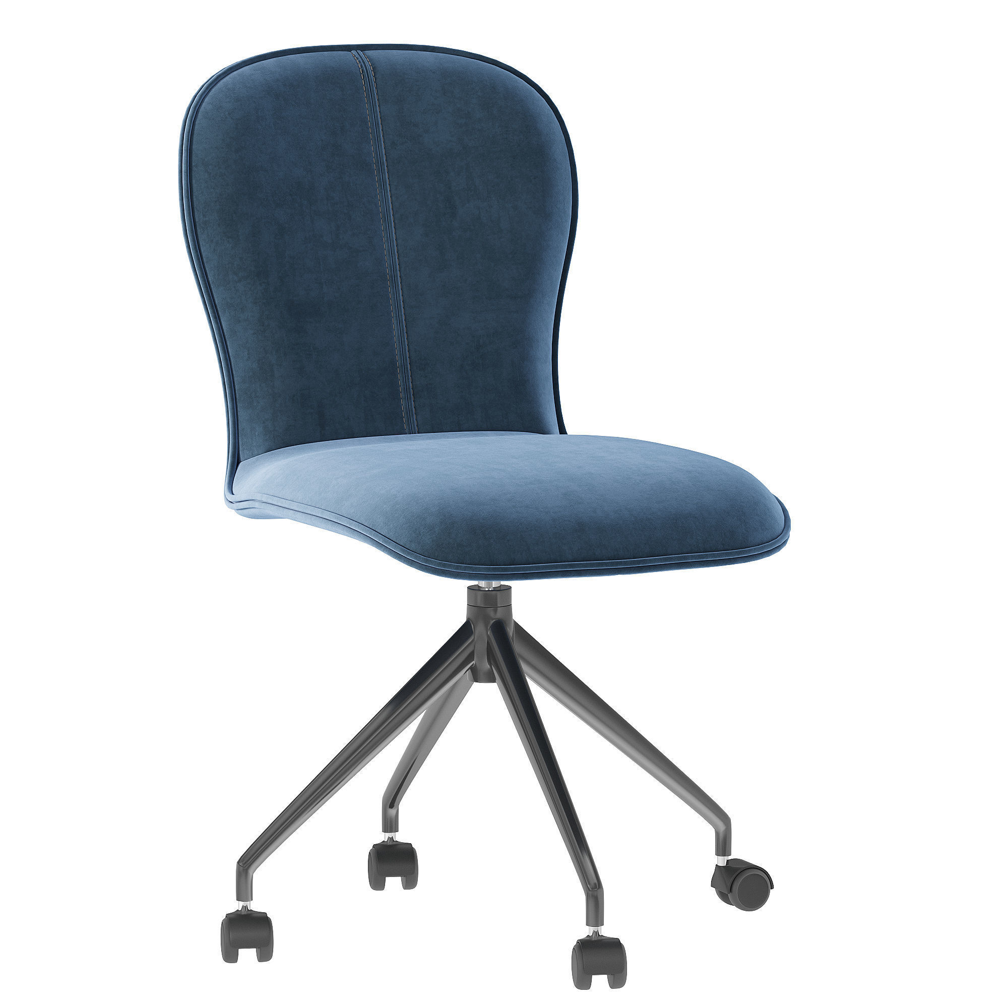 Aspen Designer chair on wheels 3D model_1