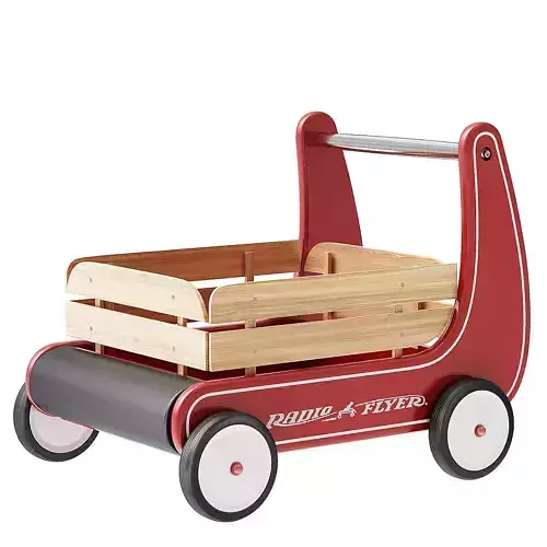 Classic Push Walker Wagon 3D model