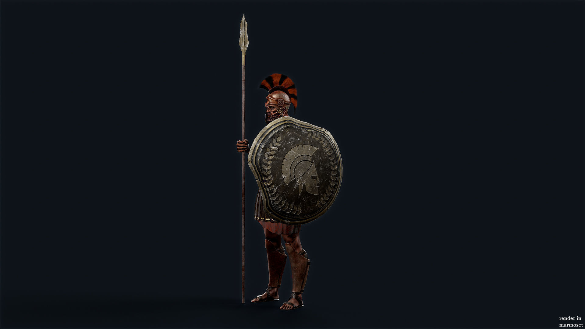 SPARTAN PPU4 Low-poly 3D model_3