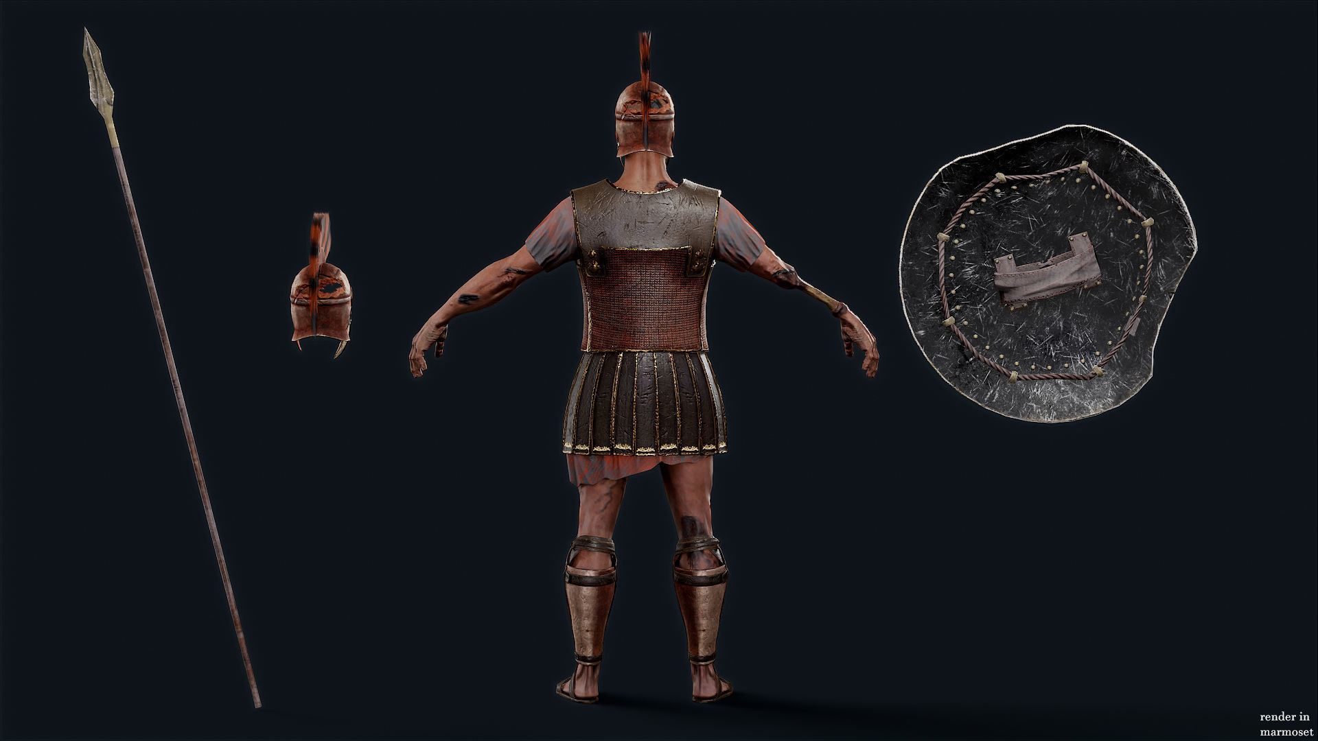 SPARTAN PPU4 Low-poly 3D model_9