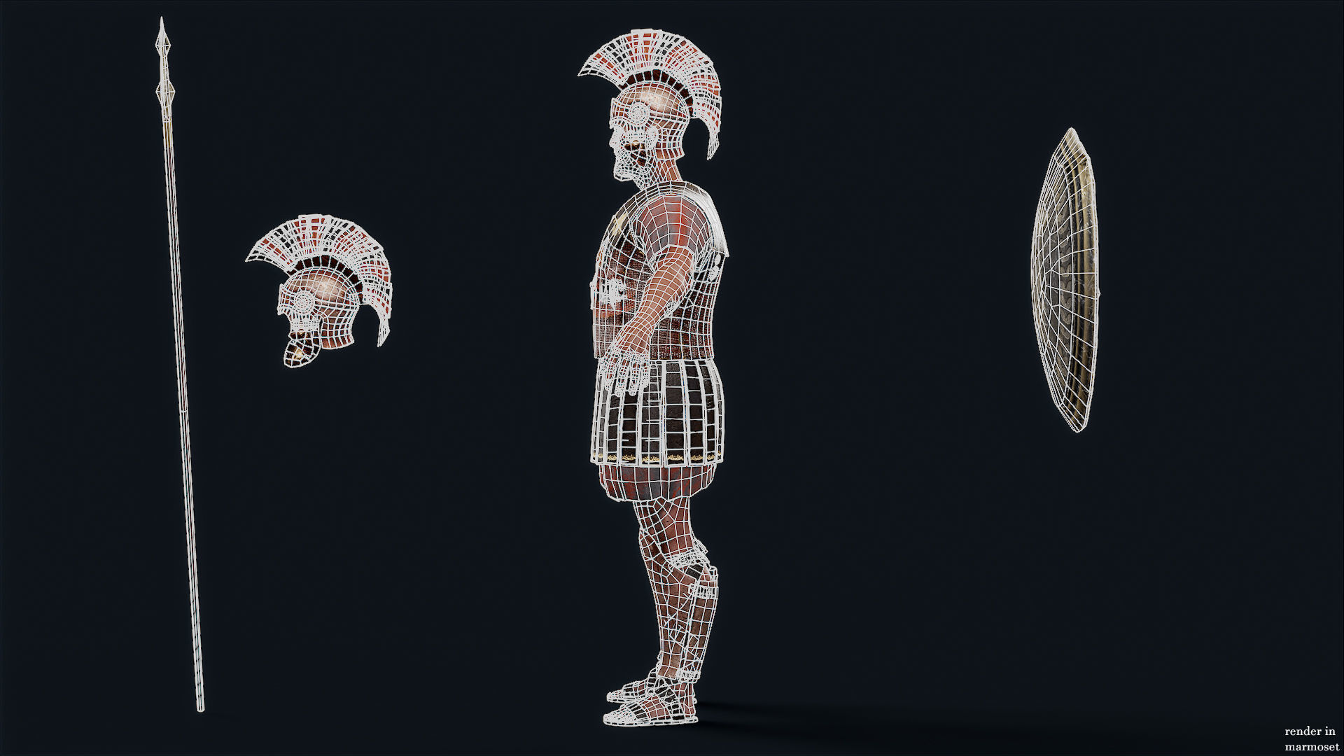 SPARTAN PPU4 Low-poly 3D model_15