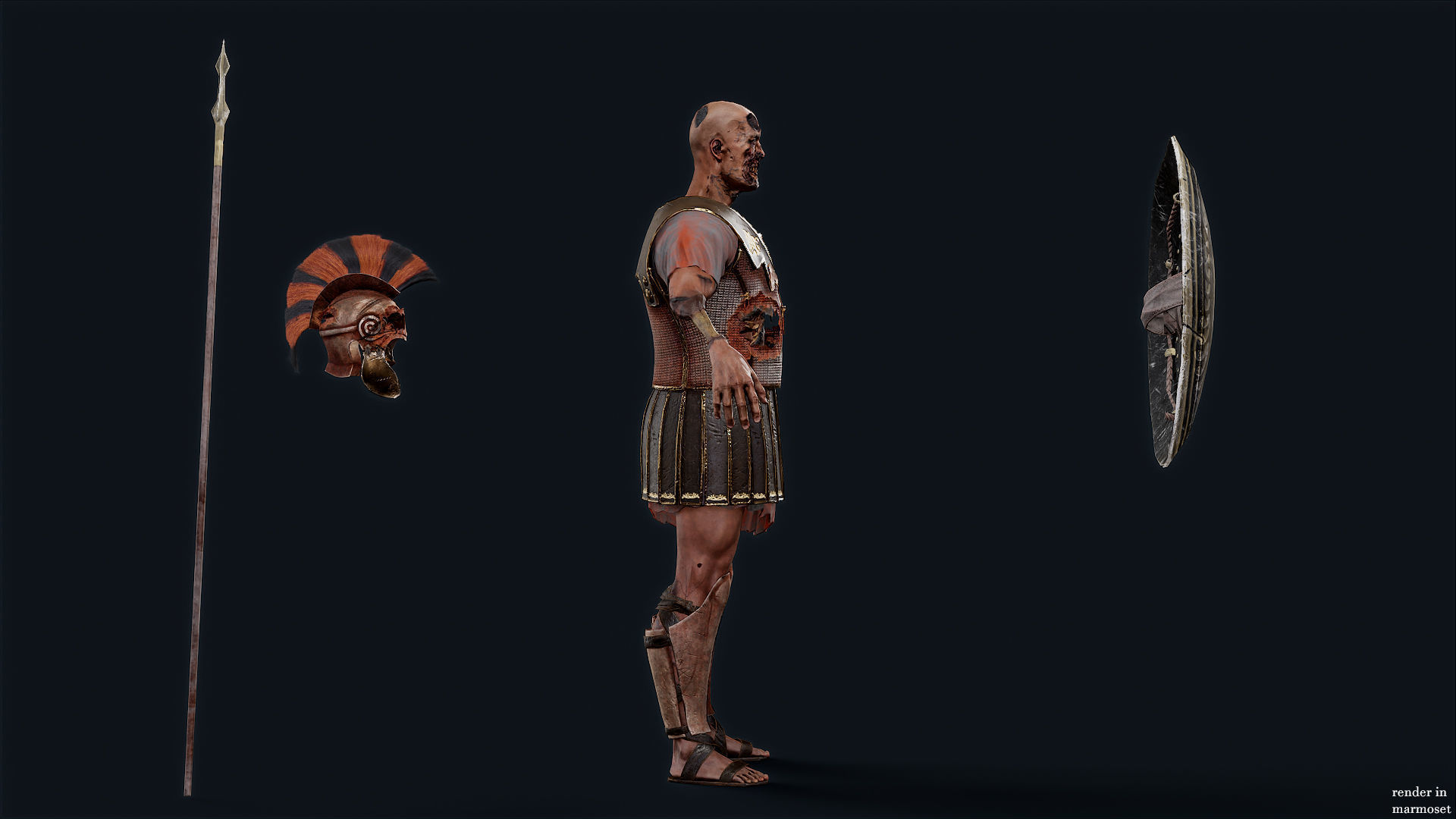 SPARTAN PPU4 Low-poly 3D model_8