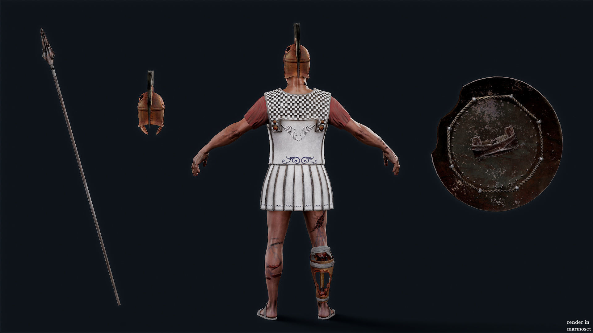 SPARTAN PPU5 Low-poly 3D model_9