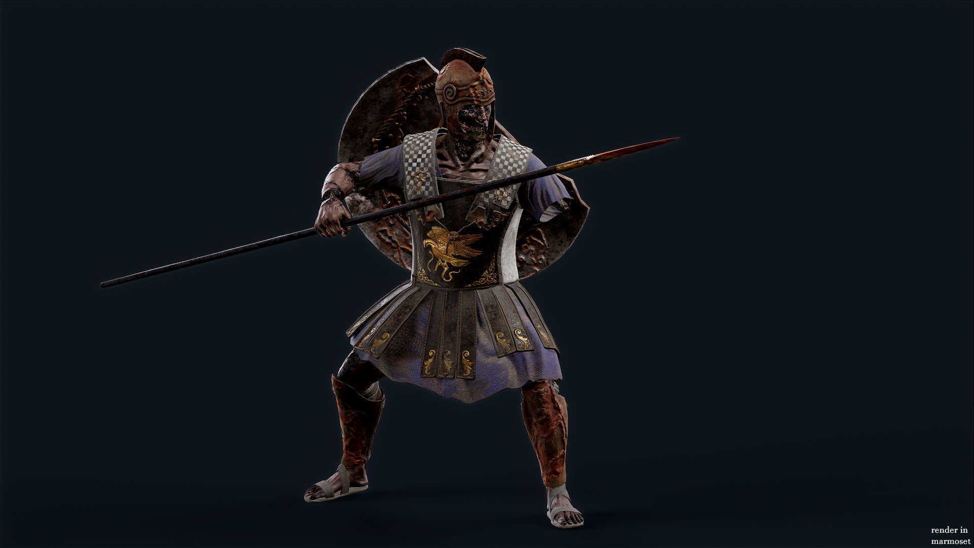 SPARTAN PPU6 Low-poly 3D model_5