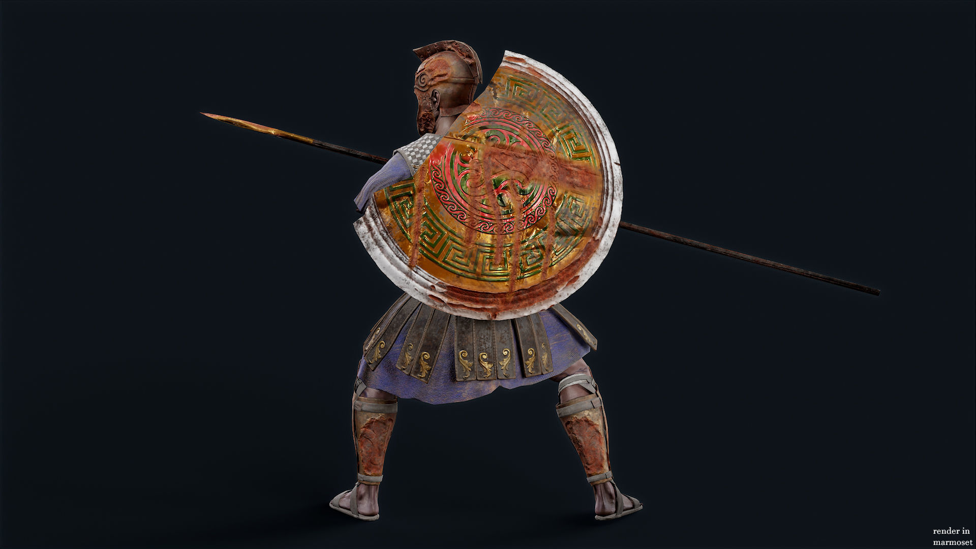 SPARTAN PPU6 Low-poly 3D model_4