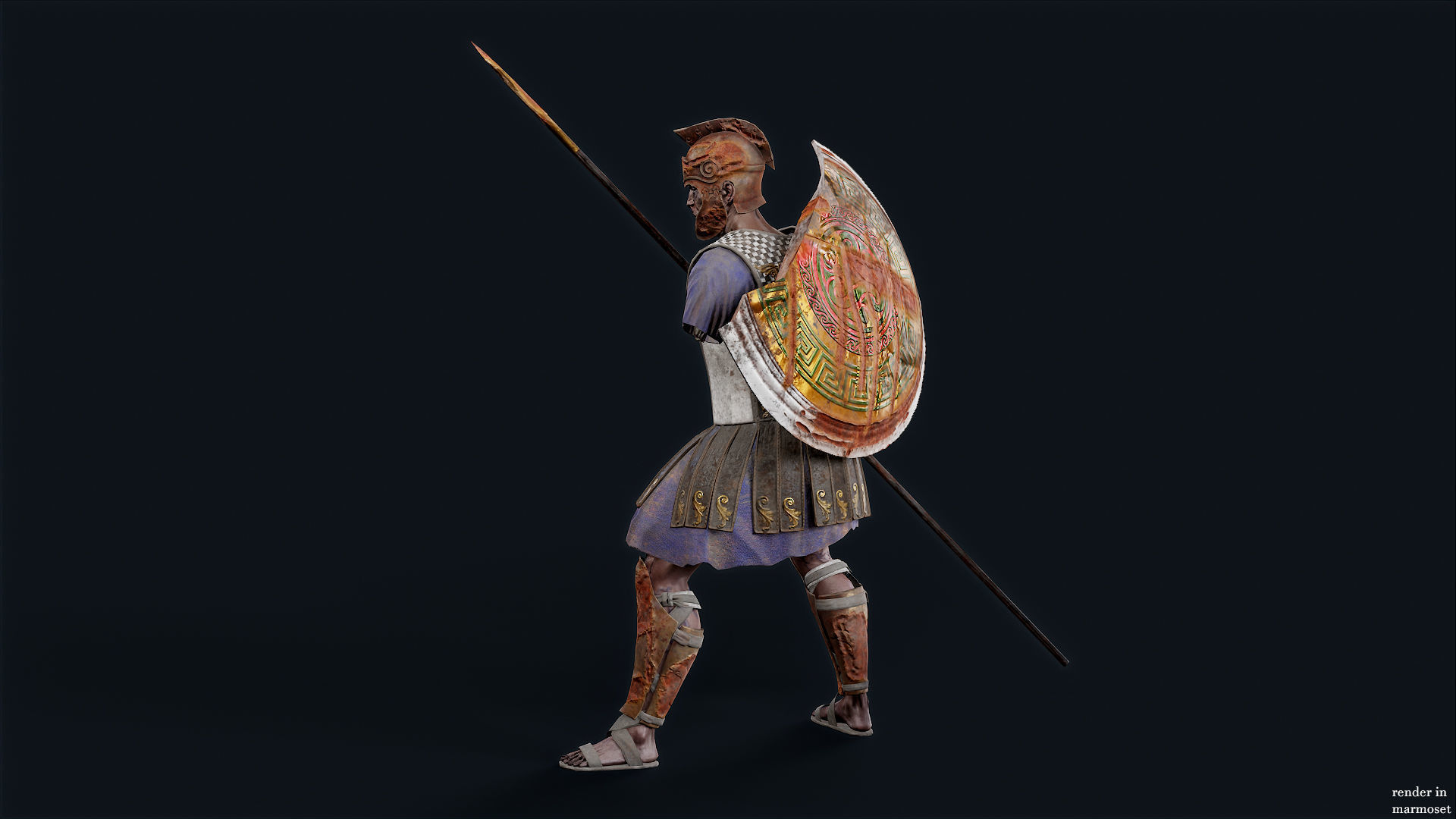 SPARTAN PPU6 Low-poly 3D model_3