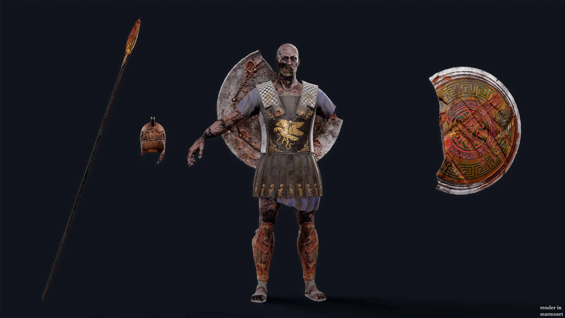 SPARTAN PPU6 Low-poly 3D model_8