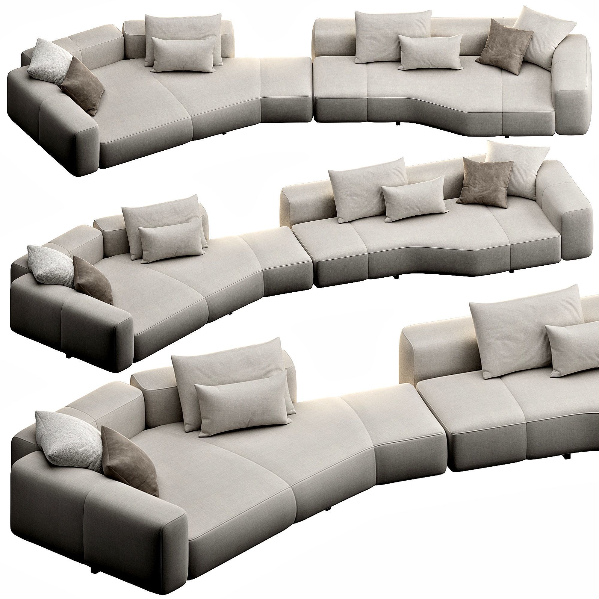  Yves Sofa 3D model_1