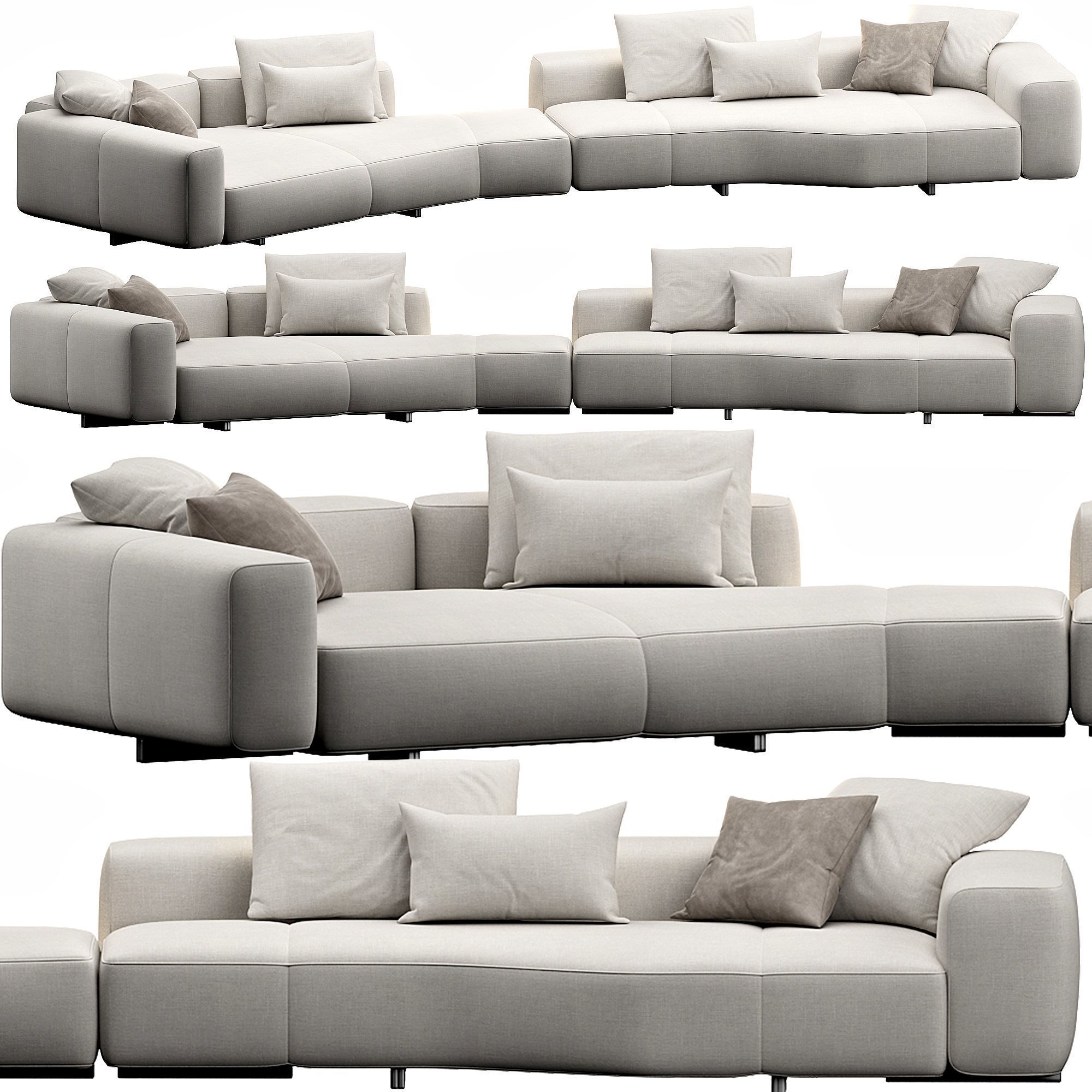  Yves Sofa 3D model_3