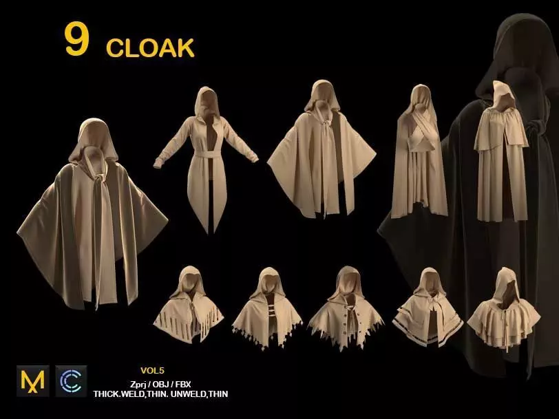 9 CLOAK 3D model