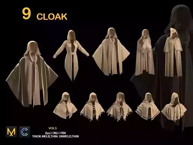 9 CLOAK 3D model