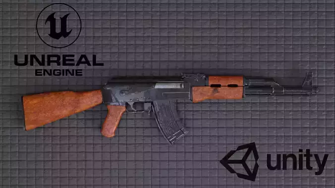 AK-47 3D Model