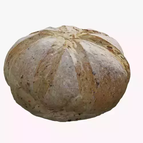 Anydrafts Bread 10 Low-poly 3D model