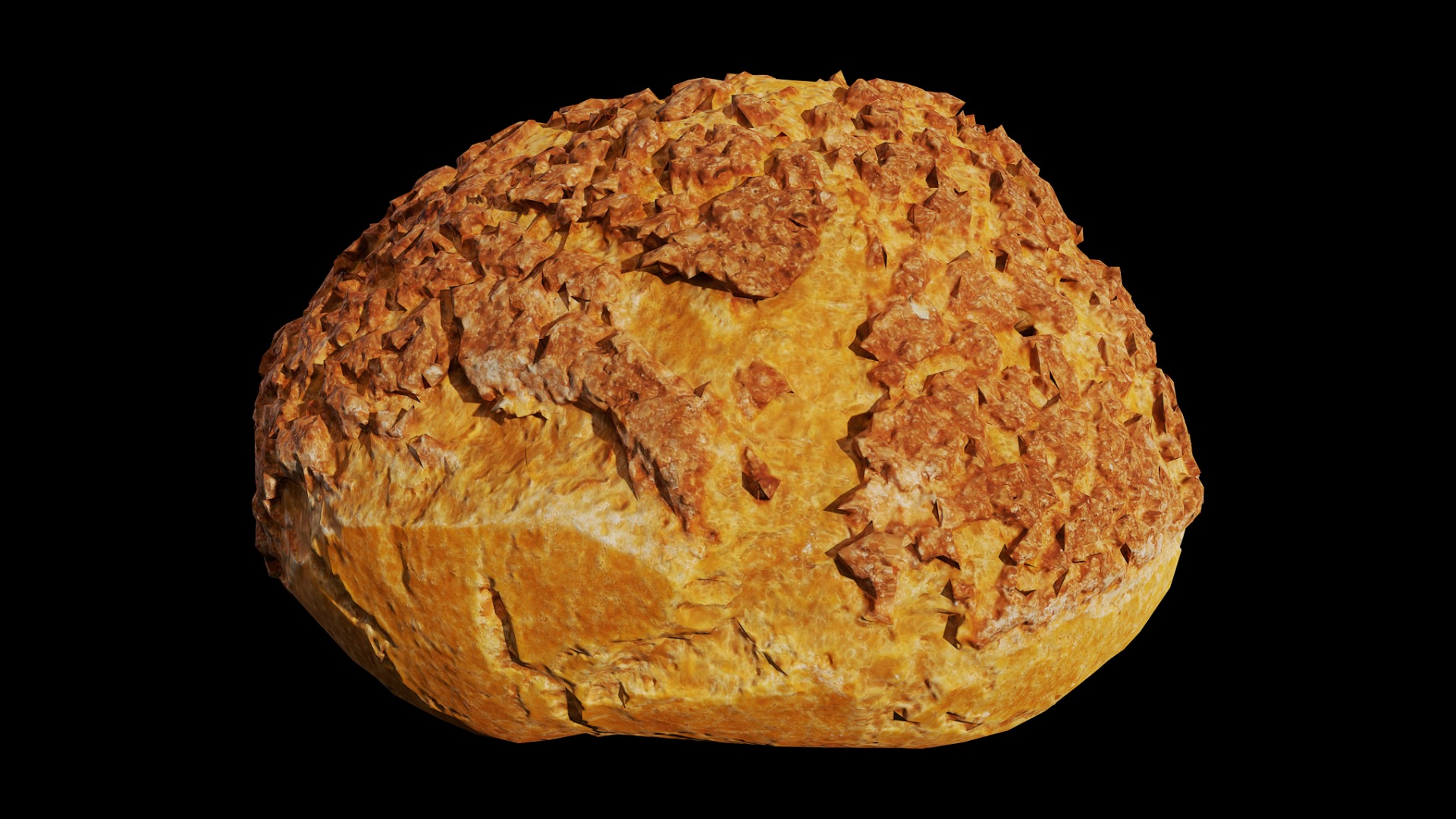 Anydrafts Bread 11 Low-poly 3D model_4