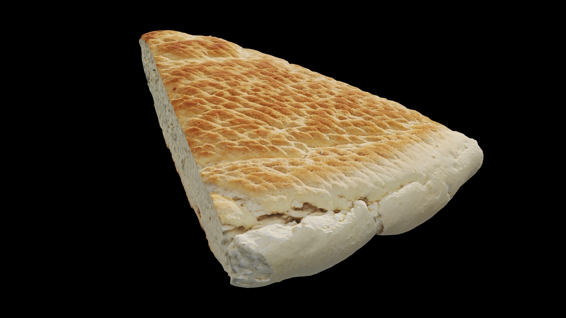 Anydrafts Bread triangle 01 Low-poly 3D model_6