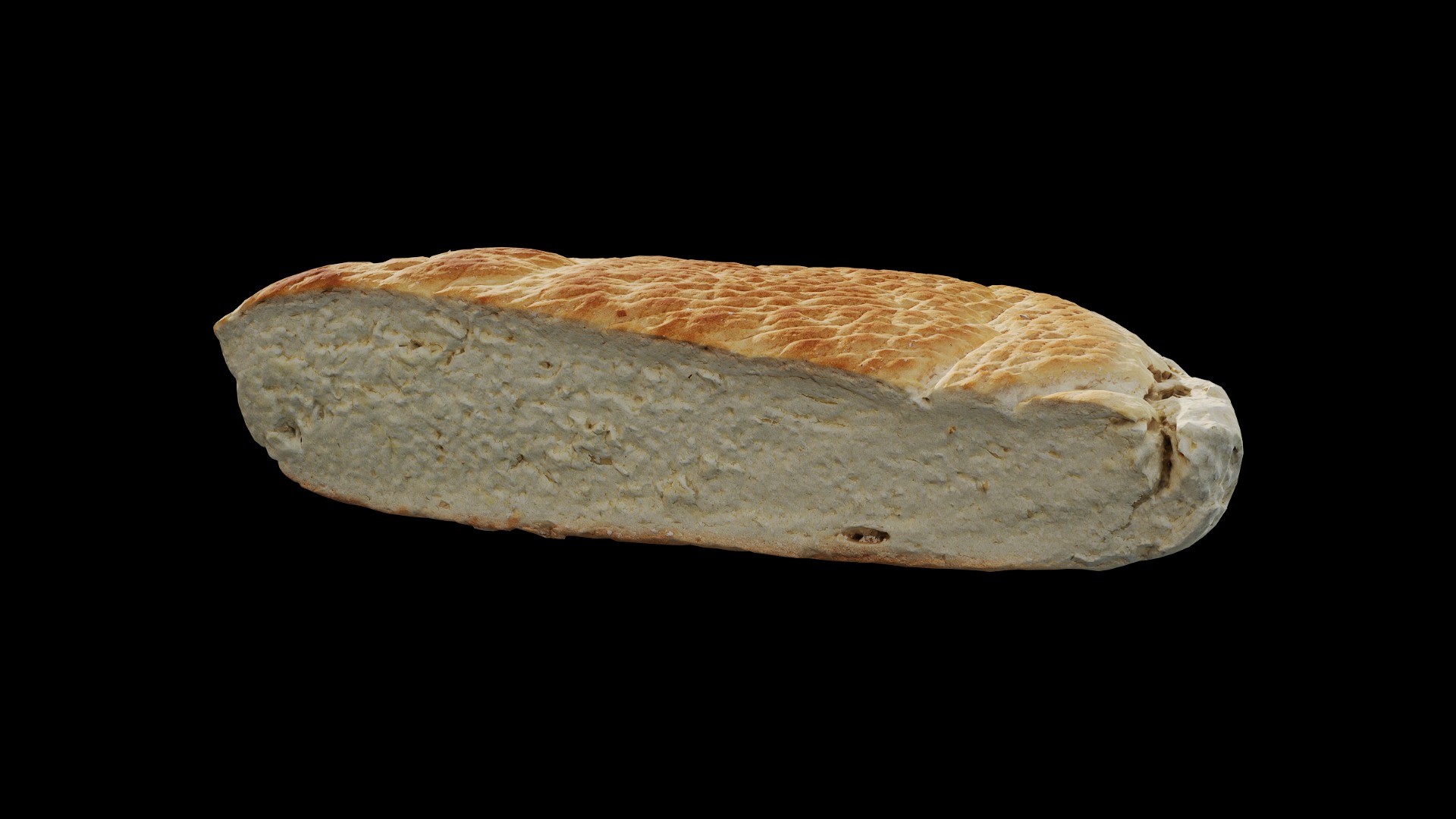 Anydrafts Bread triangle 01 Low-poly 3D model_4