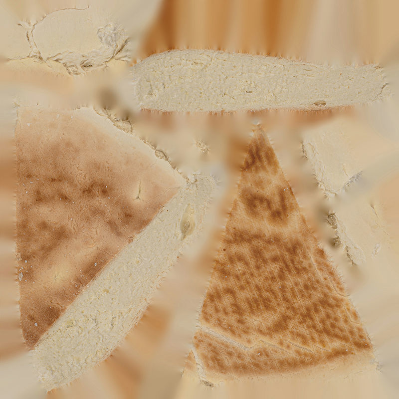 Anydrafts Bread triangle 01 Low-poly 3D model_1