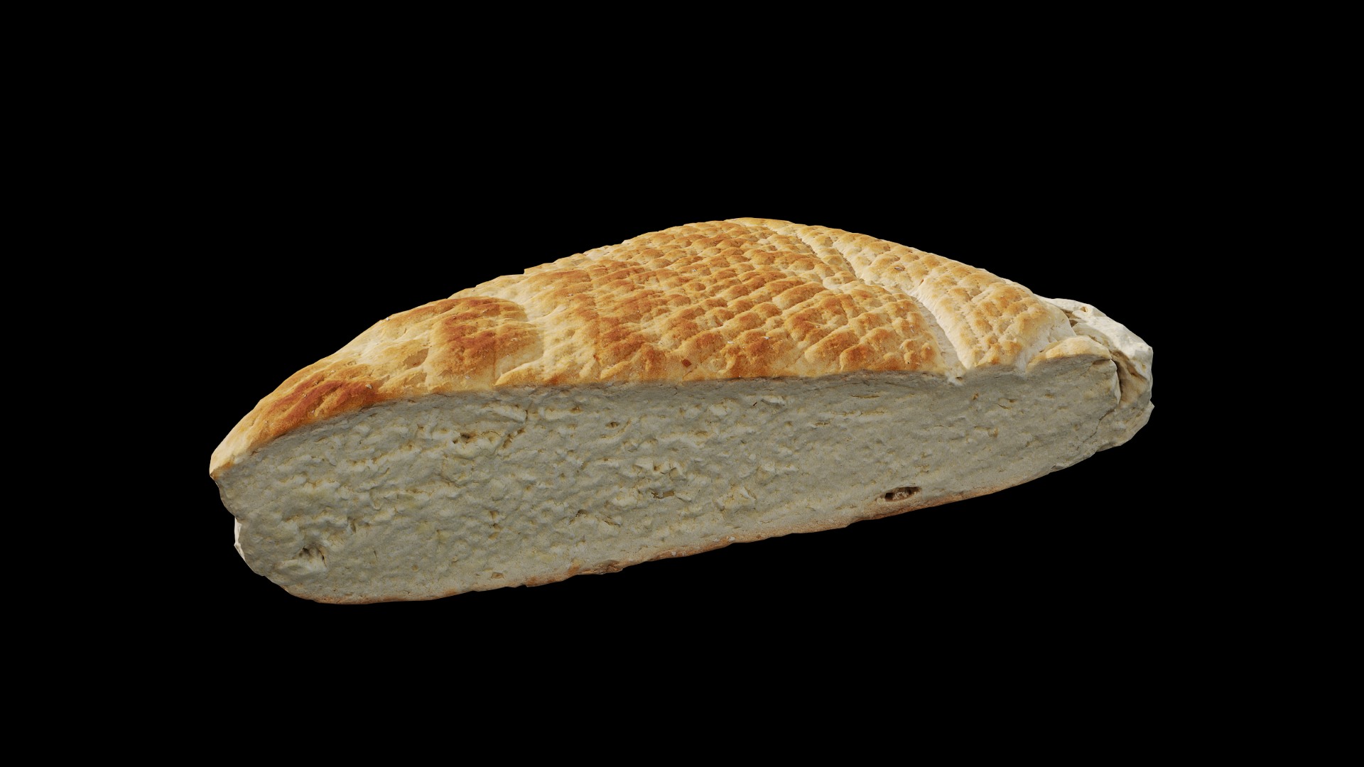 Anydrafts Bread triangle 01 Low-poly 3D model_2