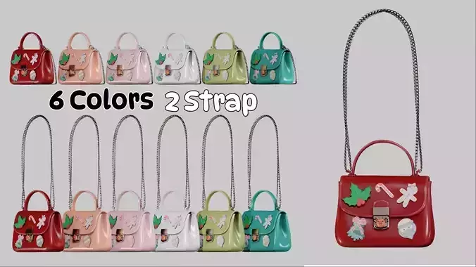 Xmas Handbags 6 colors