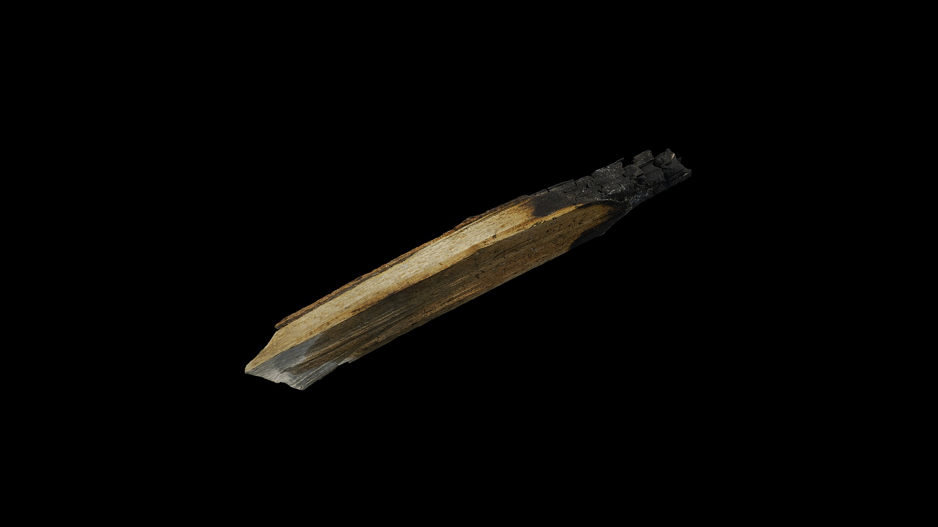Anydrafts Burnt firewood 01 Low-poly 3D model_1