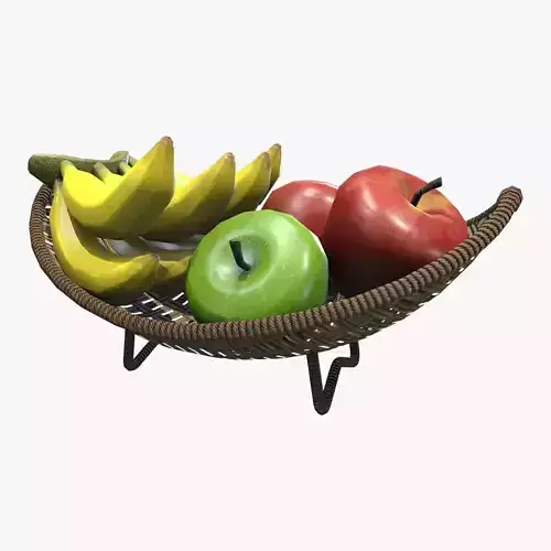 Medieval Fruit Basket V08