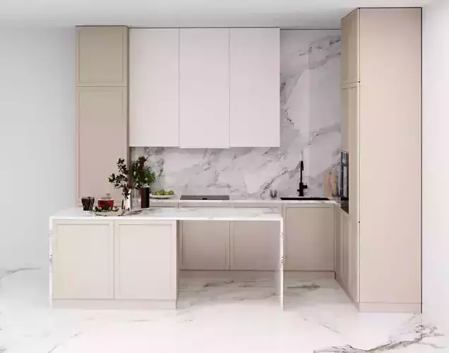 Detailed 3D Kitchen Scene
