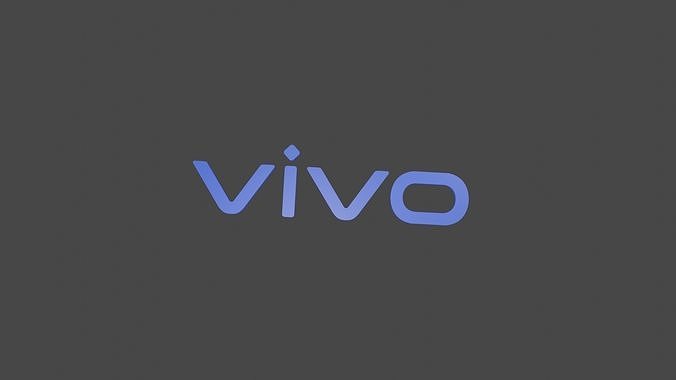 Vivo logo Low-poly 3D print model