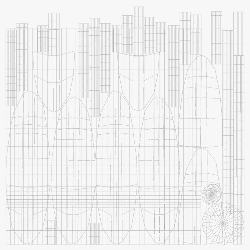 Medieval Hanging Garlic Low-poly 3D model_10