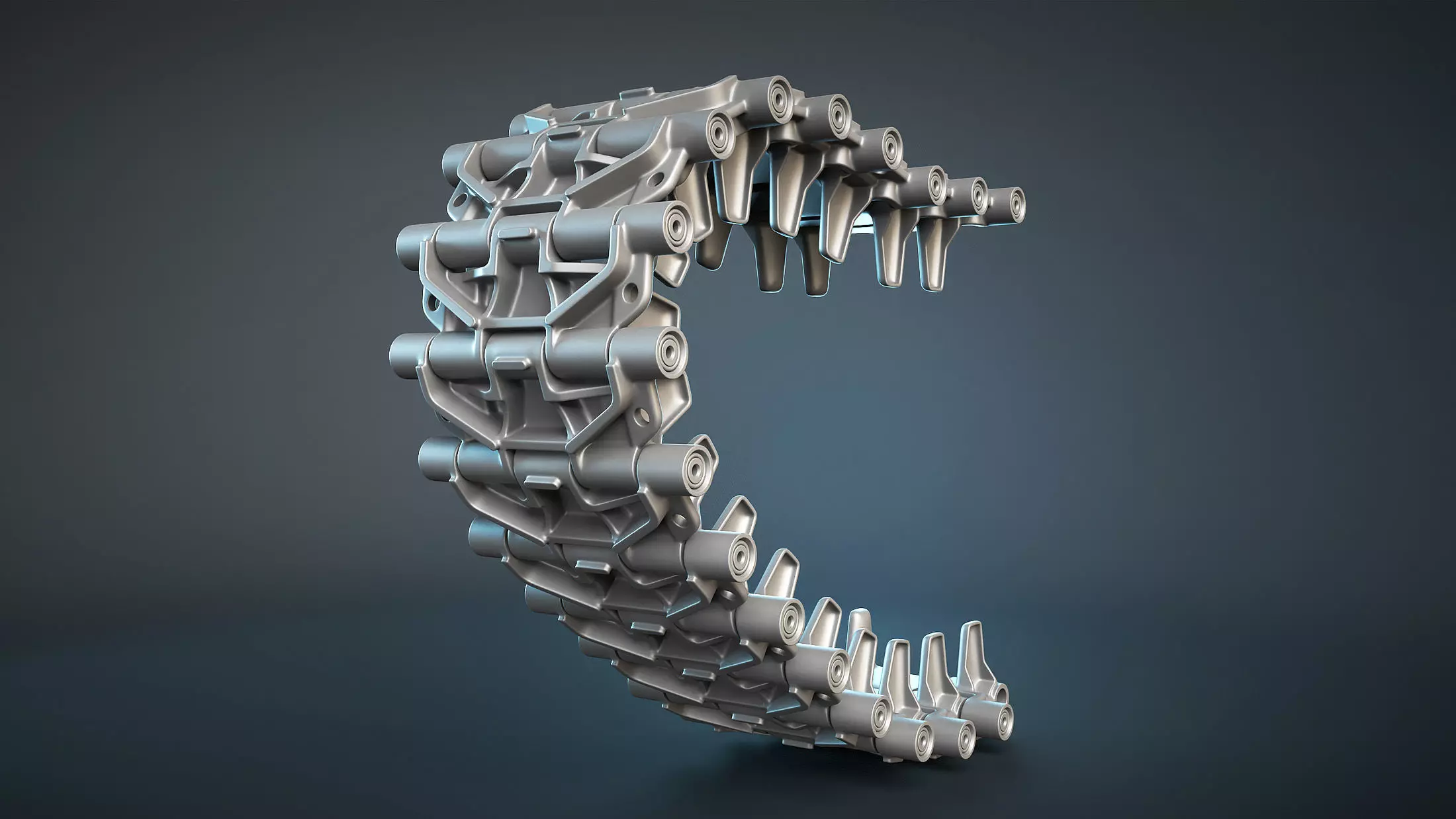 MT-LB Track RMSh High-Poly 3D model_0