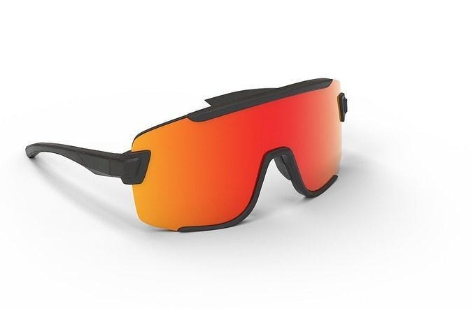 Wildcat sunglasses Low-poly 3D model