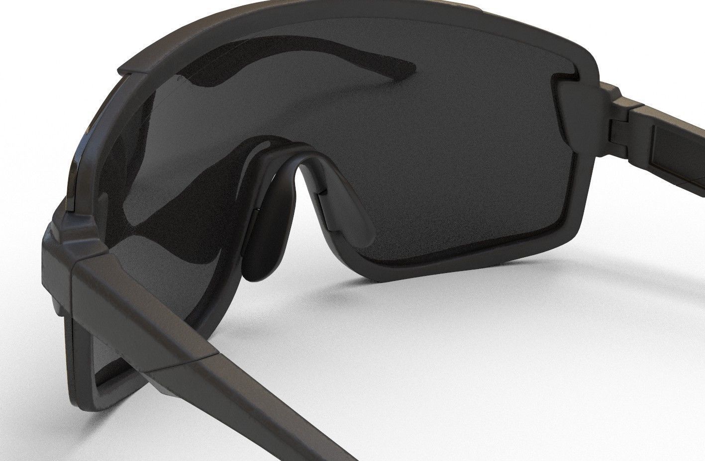 Wildcat sunglasses Low-poly 3D model_3