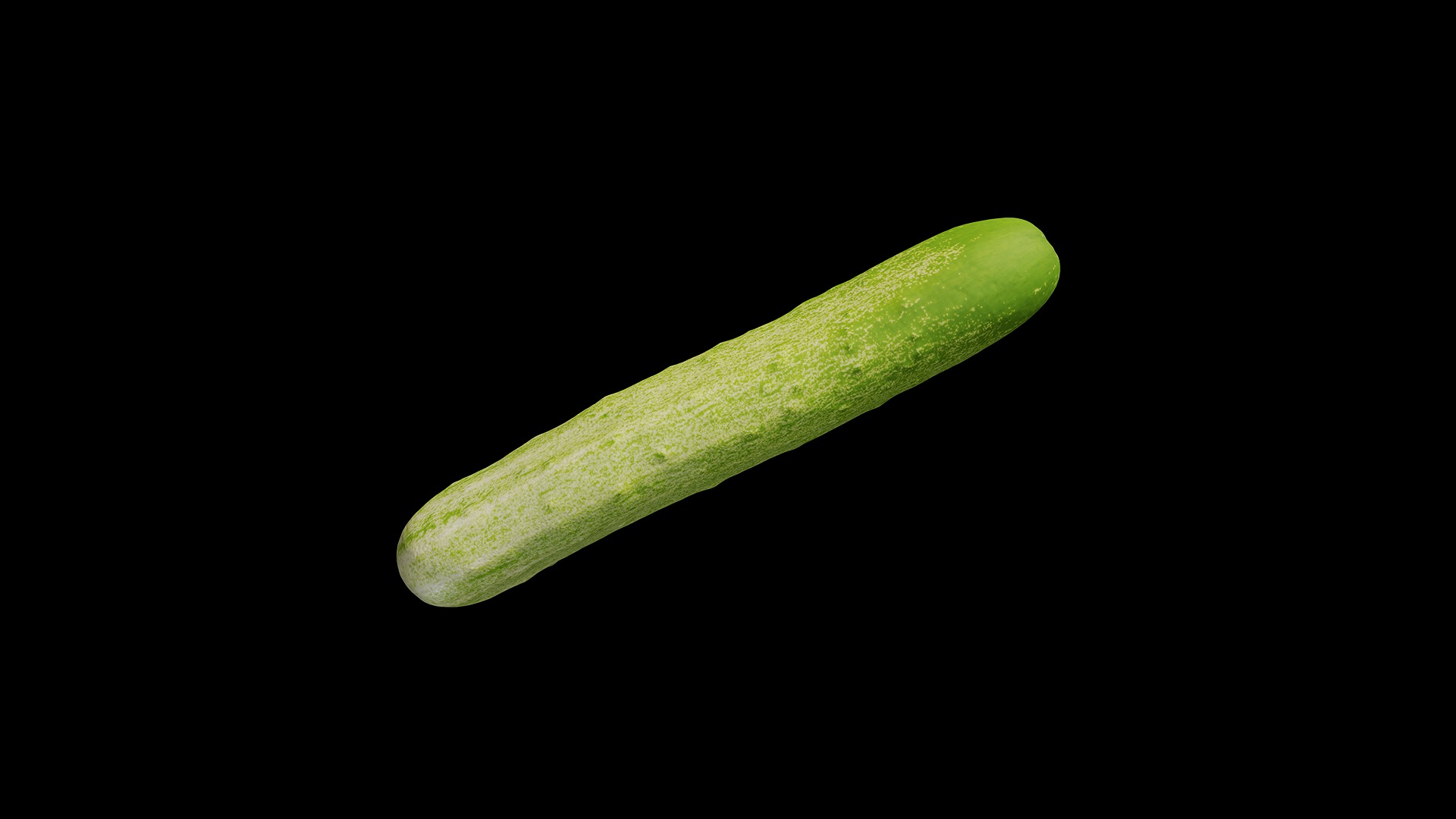 Anydrafts Cucumis sativus 06 Low-poly 3D model_4