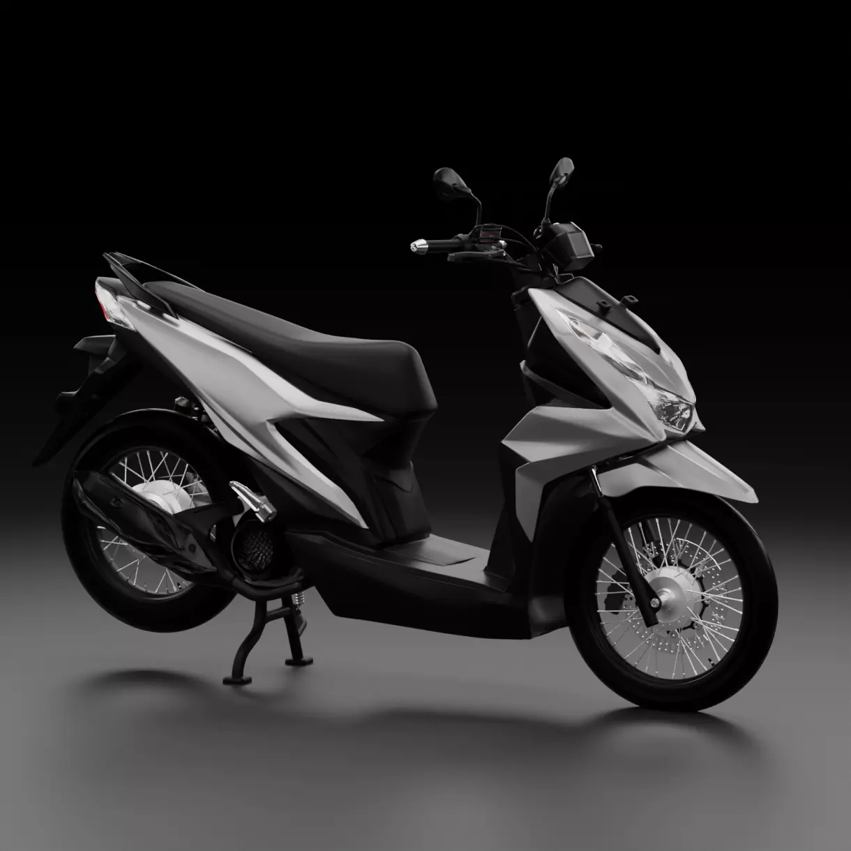 2020 - Honda Beat Street 3D model