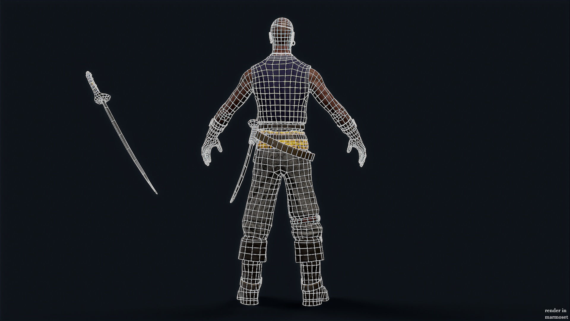 PIRATE R4 Low-poly 3D model_15