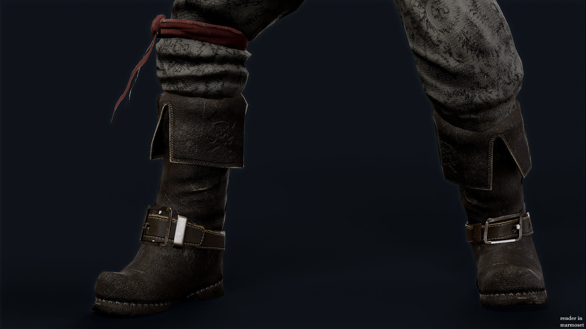 PIRATE R4 Low-poly 3D model_8