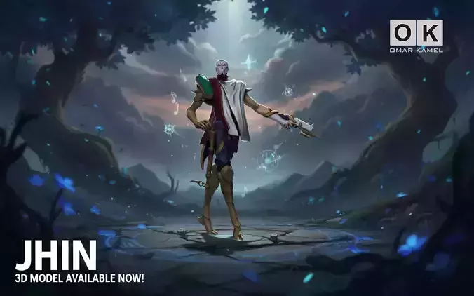 jhin fan art league of legends