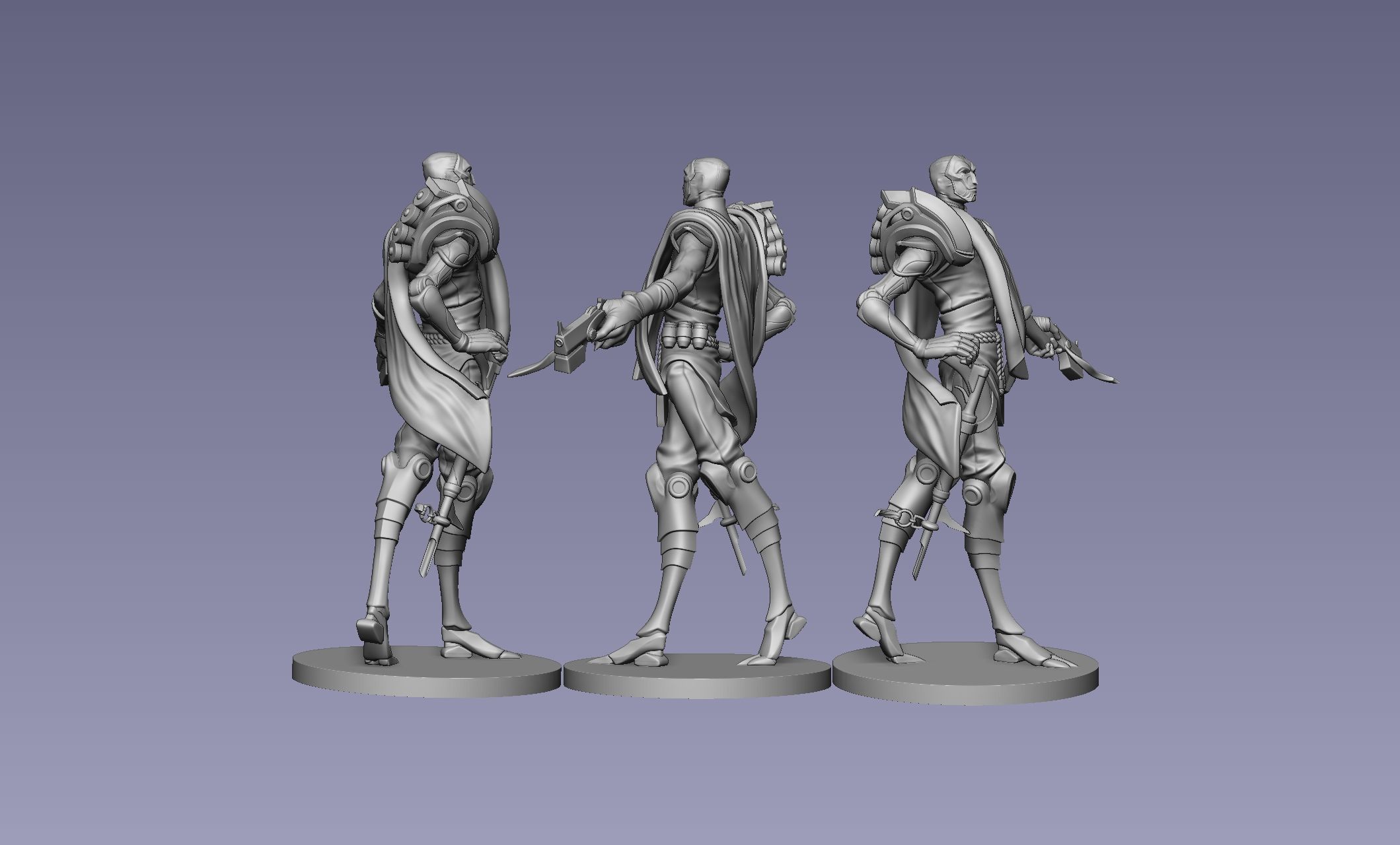 jhin fan art league of legends 3D print model_2